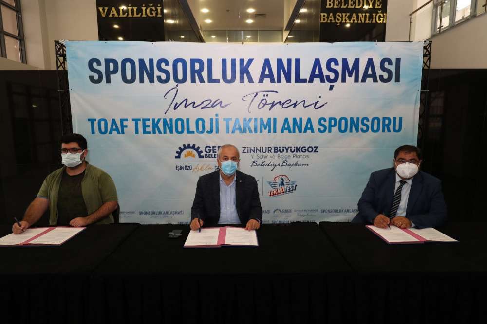 TEKNOFEST EKİBİNE GEBZE BELEDİYESİ'NDEN DESTEK