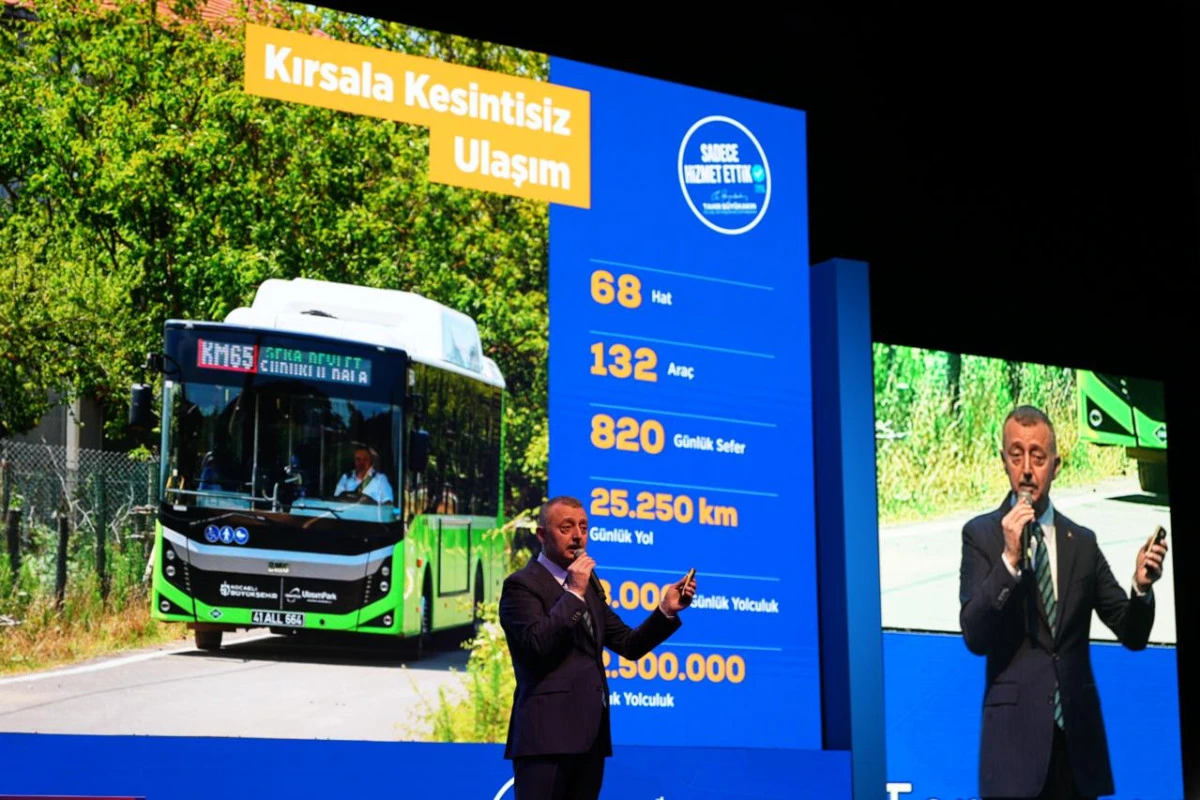 BAŞKAN B&Uuml;Y&Uuml;KAKIN: KOCAELİ&rsquo;NİN ULAŞIM ALT YAPISI G&Uuml;&Ccedil;LENİYOR