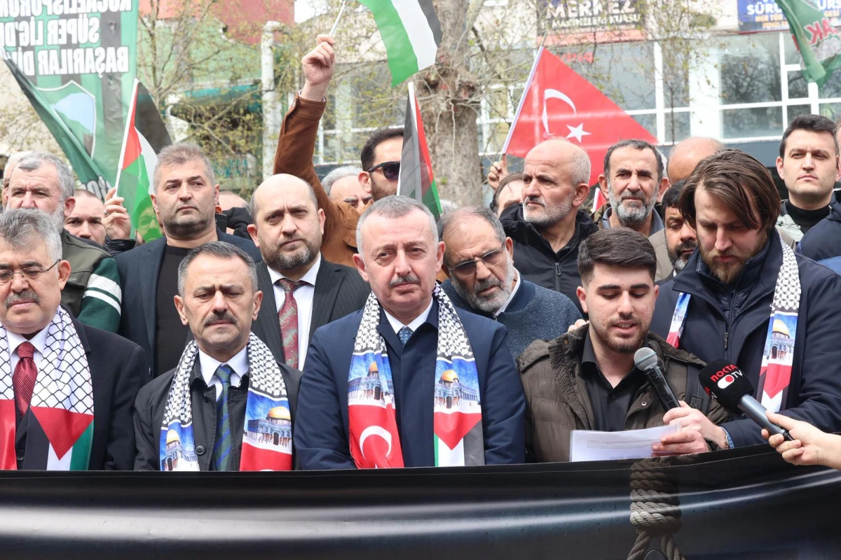 BAŞKAN B&Uuml;Y&Uuml;KAKIN&rsquo;DAN FİLİSTİN&rsquo;E DESTEK