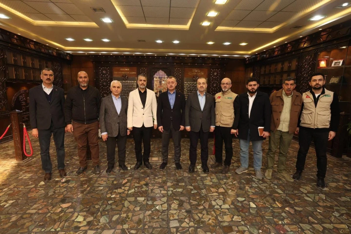 BAŞKAN B&Uuml;Y&Uuml;KAKIN&rsquo;DAN, HALEP&rsquo;TE YOĞUN ZİYARET TRAFİĞİ