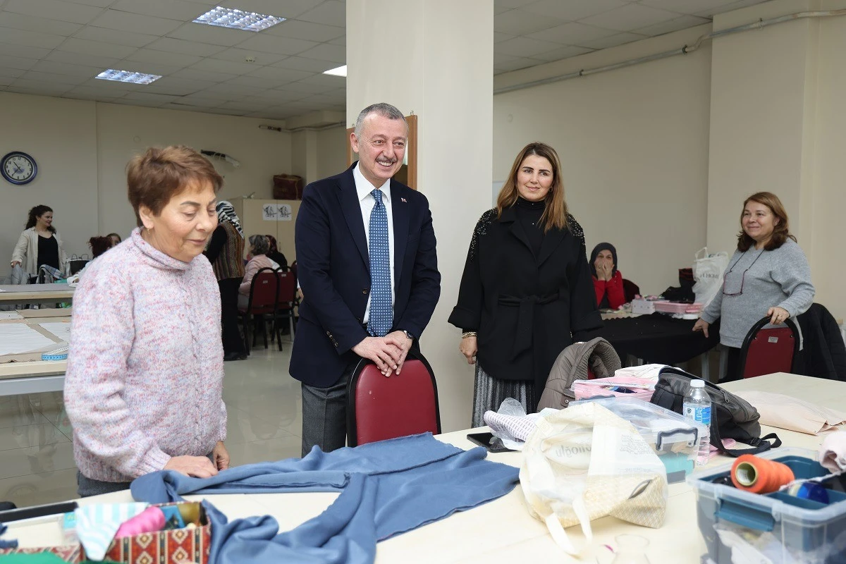 BAŞKAN B&Uuml;Y&Uuml;KAKIN&rsquo;DAN KO-MEK&rsquo;E ZİYARET