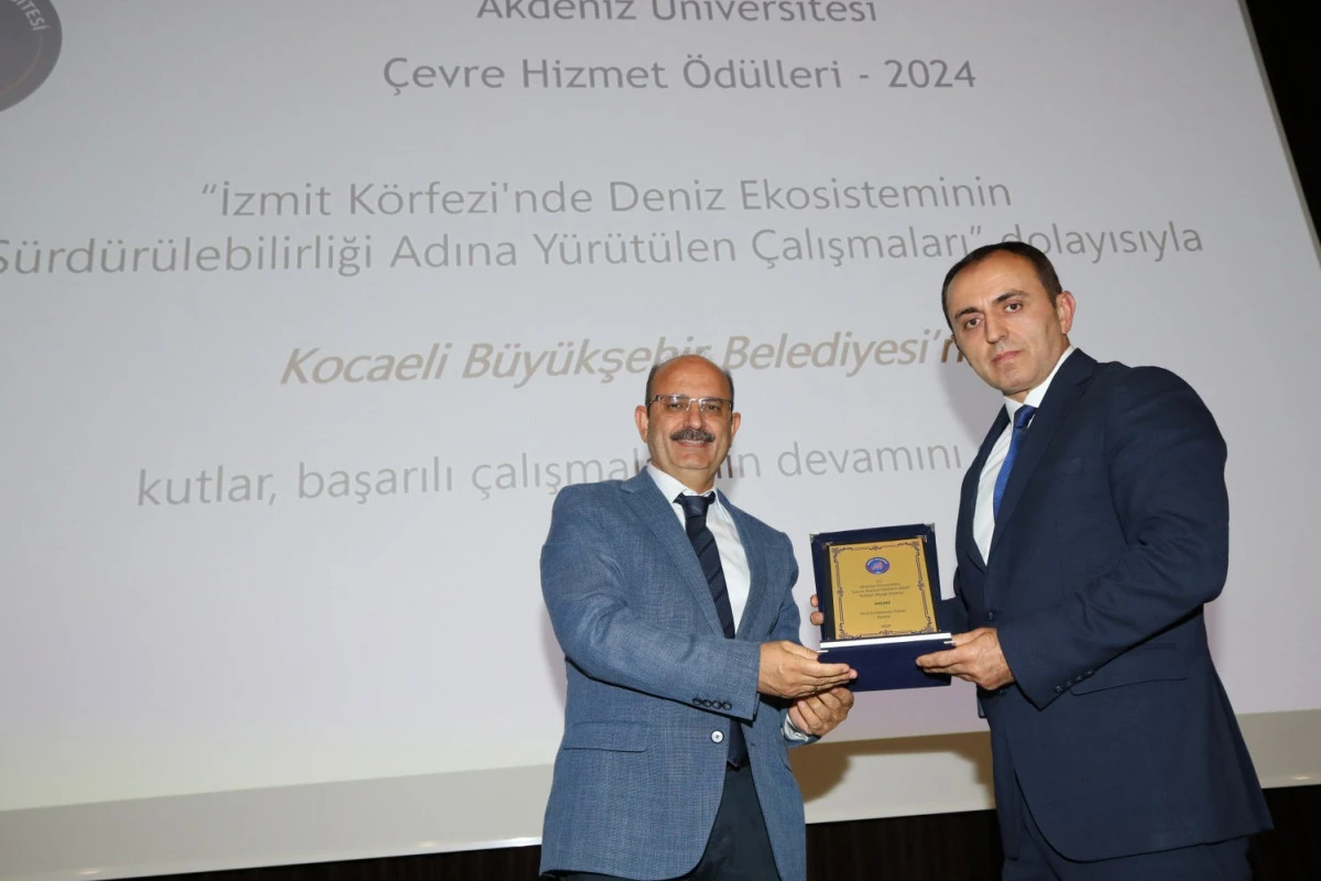 BÜYÜKŞEHİR’İN ÇEVRE PROJELERİNE ULUSAL ÖDÜL