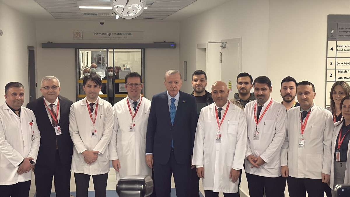 CUMHURBAŞKANI ERDOĞAN, KOCAELİ ŞEHİR HASTANESİ'Nİ ZİYARET ETTİ  