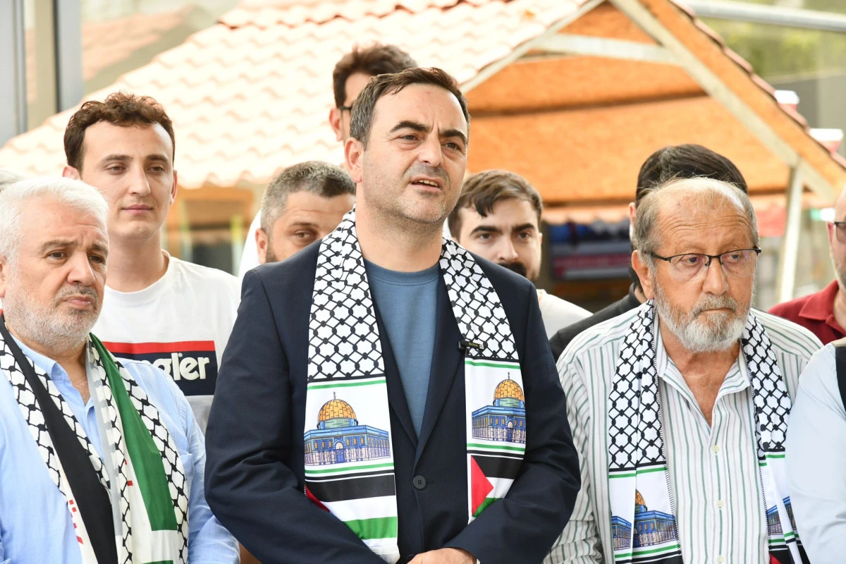 İNSANLIK GAZZE İ&Ccedil;İN BAŞİSKELE&rsquo;DE TEK Y&Uuml;REK OLACAK