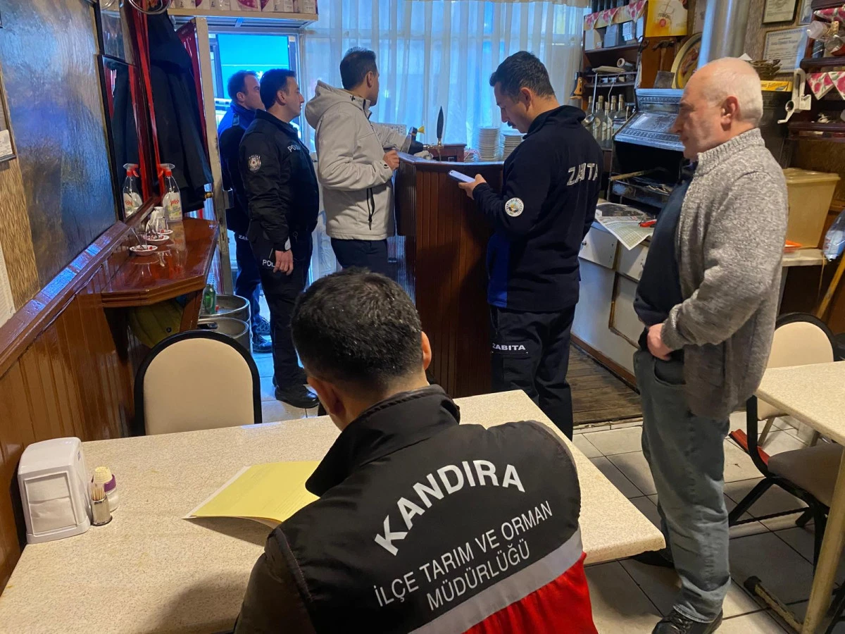 KANDIRA&rsquo;DA YILBAŞI &Ouml;NCESİ İŞYERLERİNE SIKI DENETİM