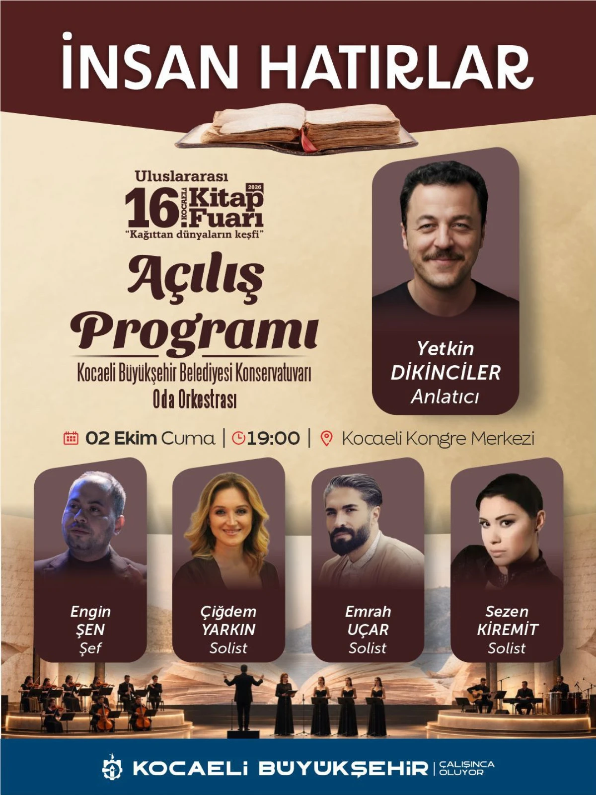 KOCAELİ KİTAP FUARI RESMİ T&Ouml;RENLE A&Ccedil;ILACAK